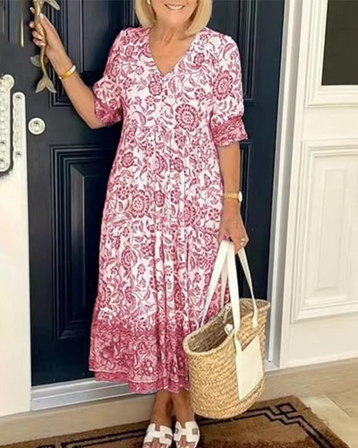 Nia Elegant og Komfortabel Sommerkjol