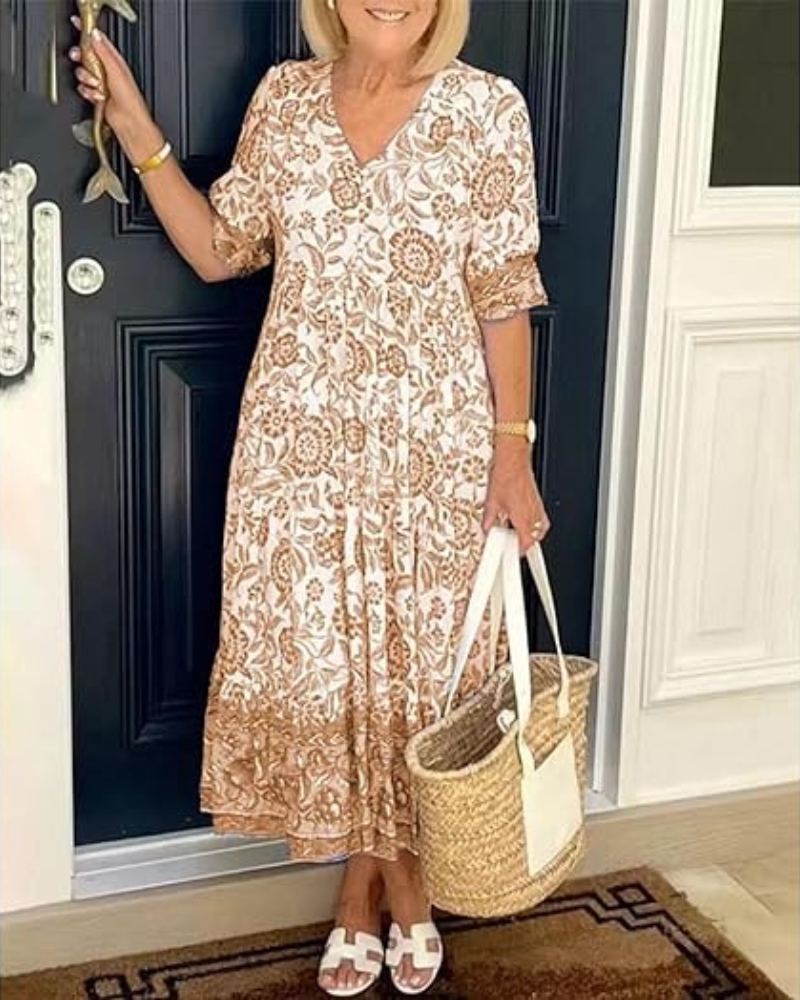 Nia Elegant og Komfortabel Sommerkjol