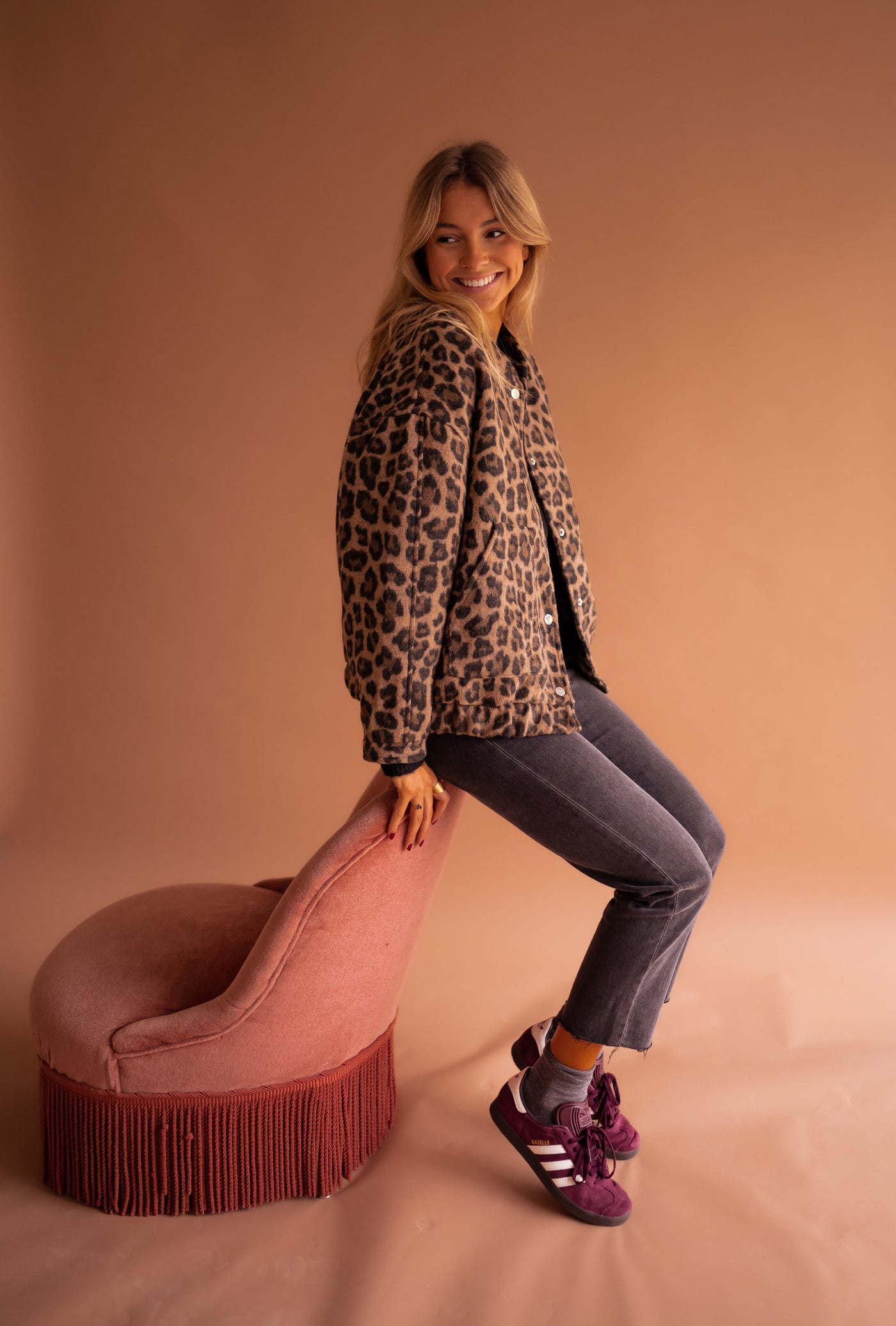 Cleo™ | Leopard Bomberjakke