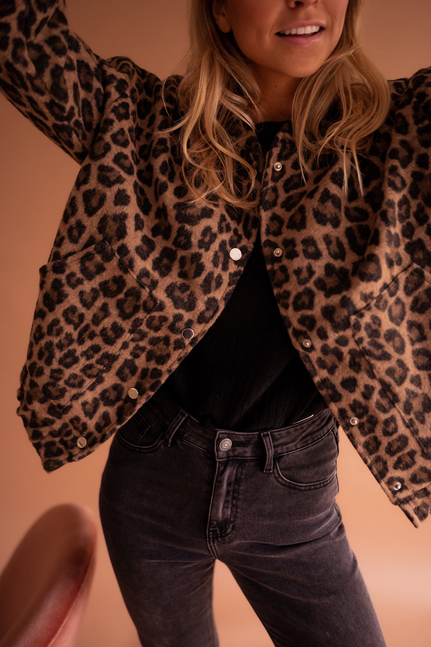 Cleo™ | Leopard Bomberjakke