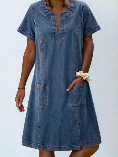 Mathea | Myk Denim Kjole